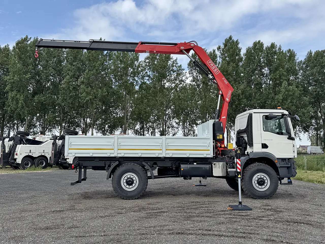 MAN TGM 18.250 BB CH Camion grue 4x4 17