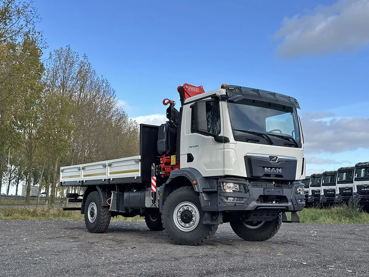 MAN TGM 18.250 BB CH Crane Truck 4x4 4