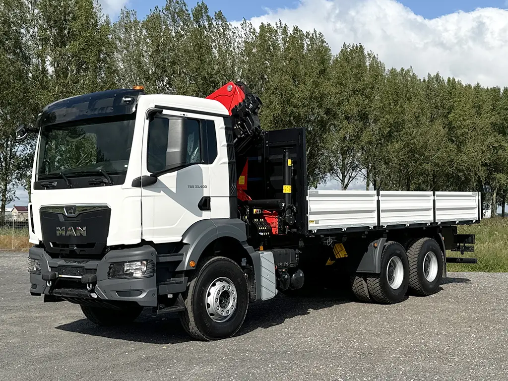 MAN TGS 33.400 BB CH 6x4 Crane Truck