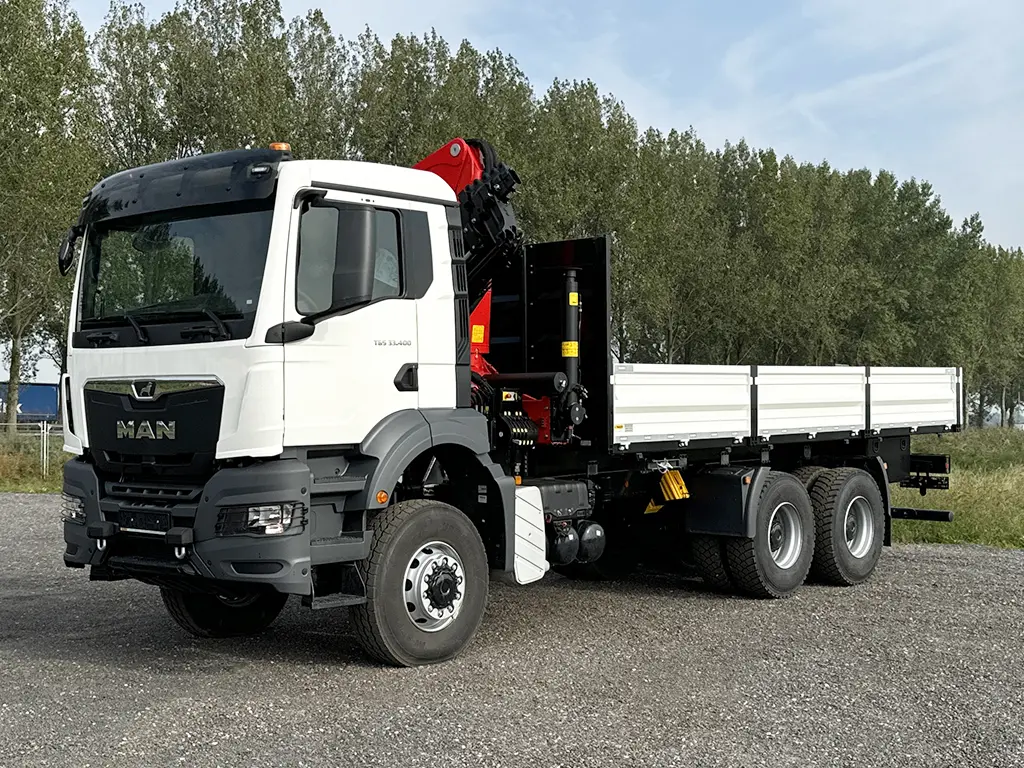 MAN TGS 33.400 BB CH Crane Truck 6x6 1