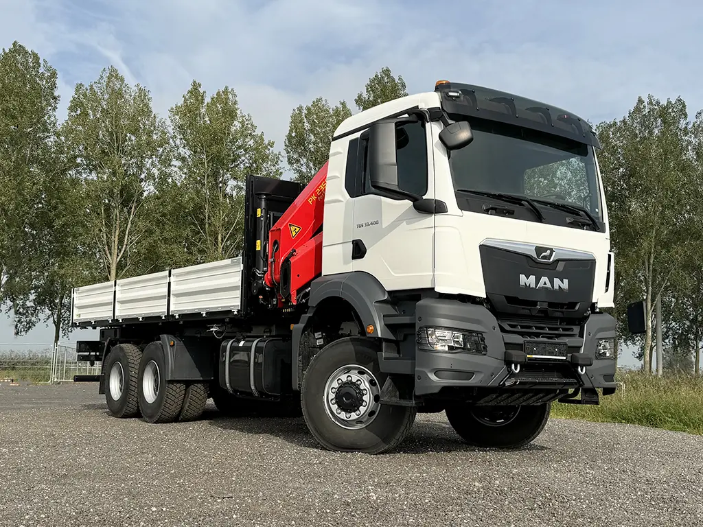 MAN TGS 33.400 BB CH Crane Truck 6x6 4