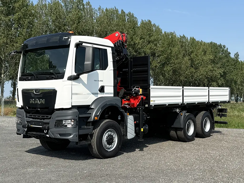 MAN TGS 33.400 BB CH Crane Truck 6x6 1