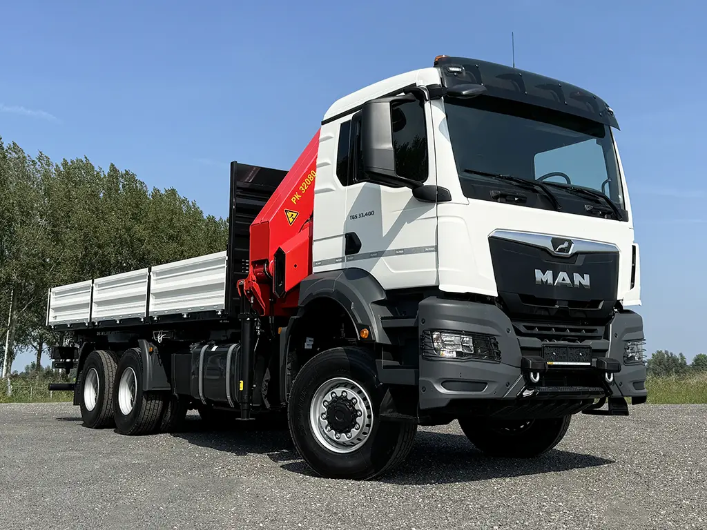 MAN TGS 33.400 BB CH Crane Truck 6x6 4