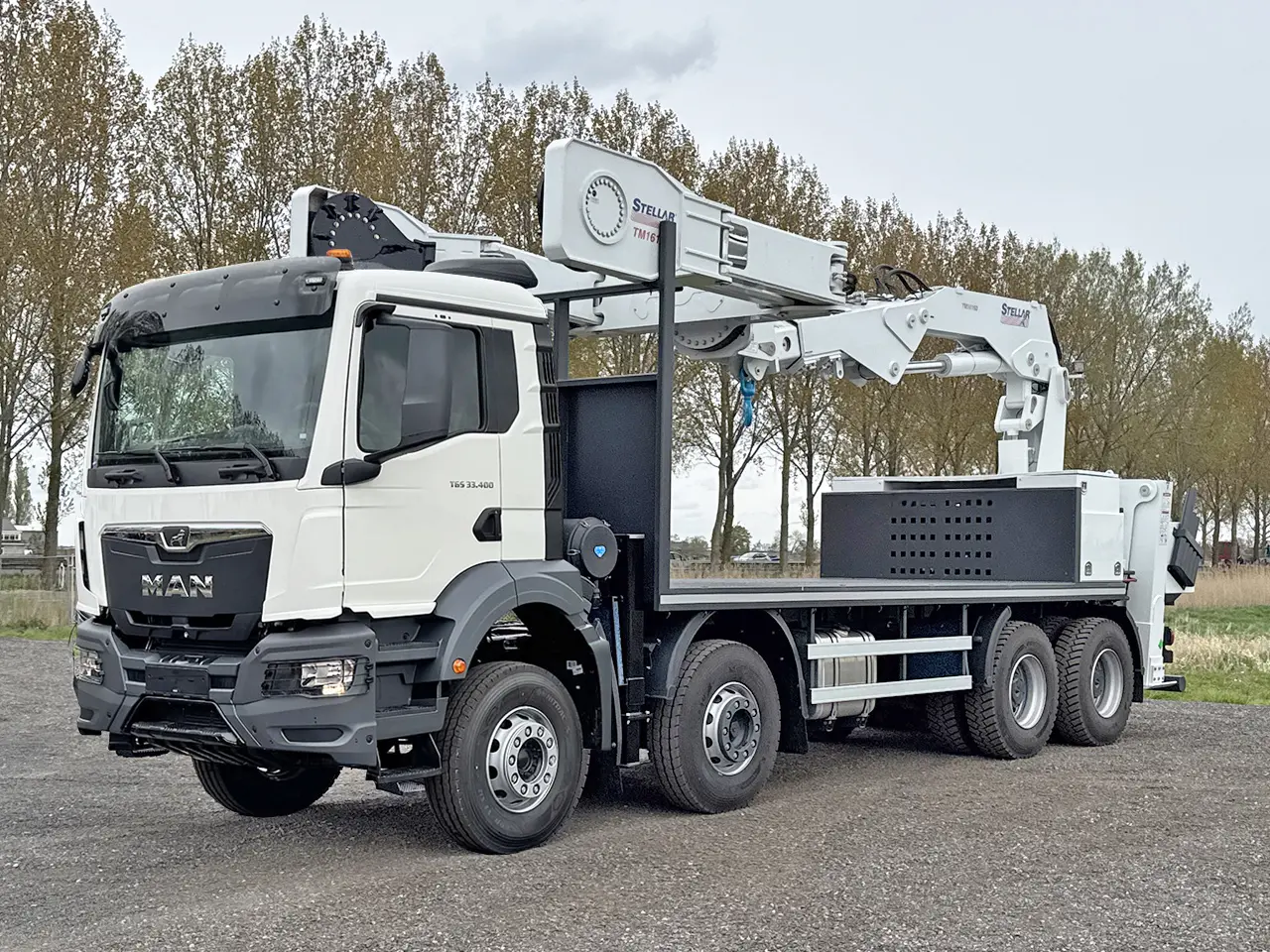 MAN TGS 41.400 BB CH 8x4 Crane Truck