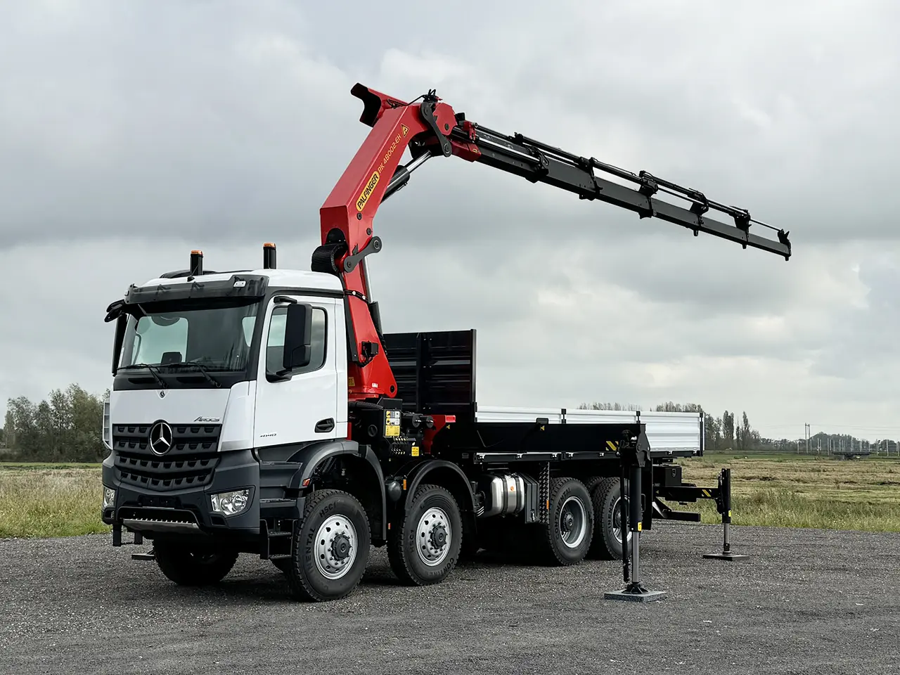 Mercedes-Benz Arocs 5 4148 AK Palfinger PK48002E 8x8 Crane Truck 16