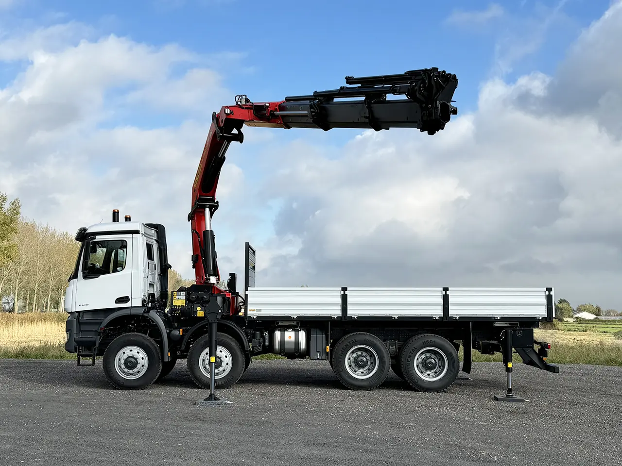 Mercedes-Benz Arocs 5 4148 AK Palfinger PK48002E 8x8 Crane Truck 20