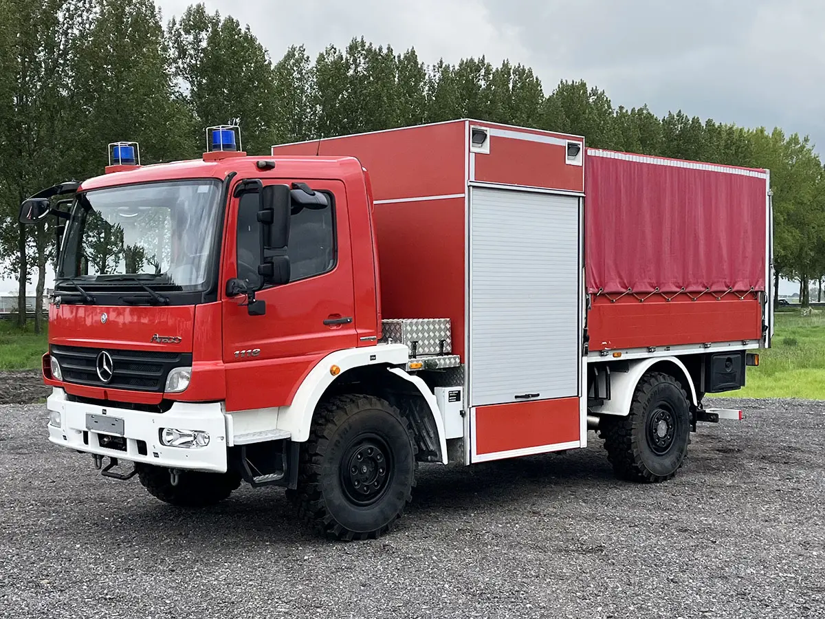 Mercedes-Benz Atego 1118 4x4 Tarpaulin/Canvas Body Truck