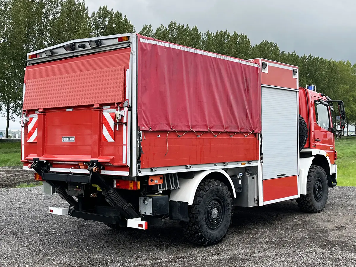 Mercedes-Benz Atego 1118 4x4 Tarpaulin/Canvas Body Truck 6