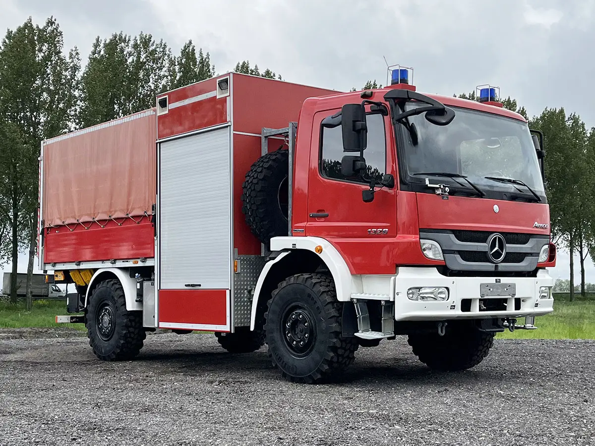 Mercedes-Benz Atego 1326 Tarpaulin/Canvas Body Truck 4x4 5