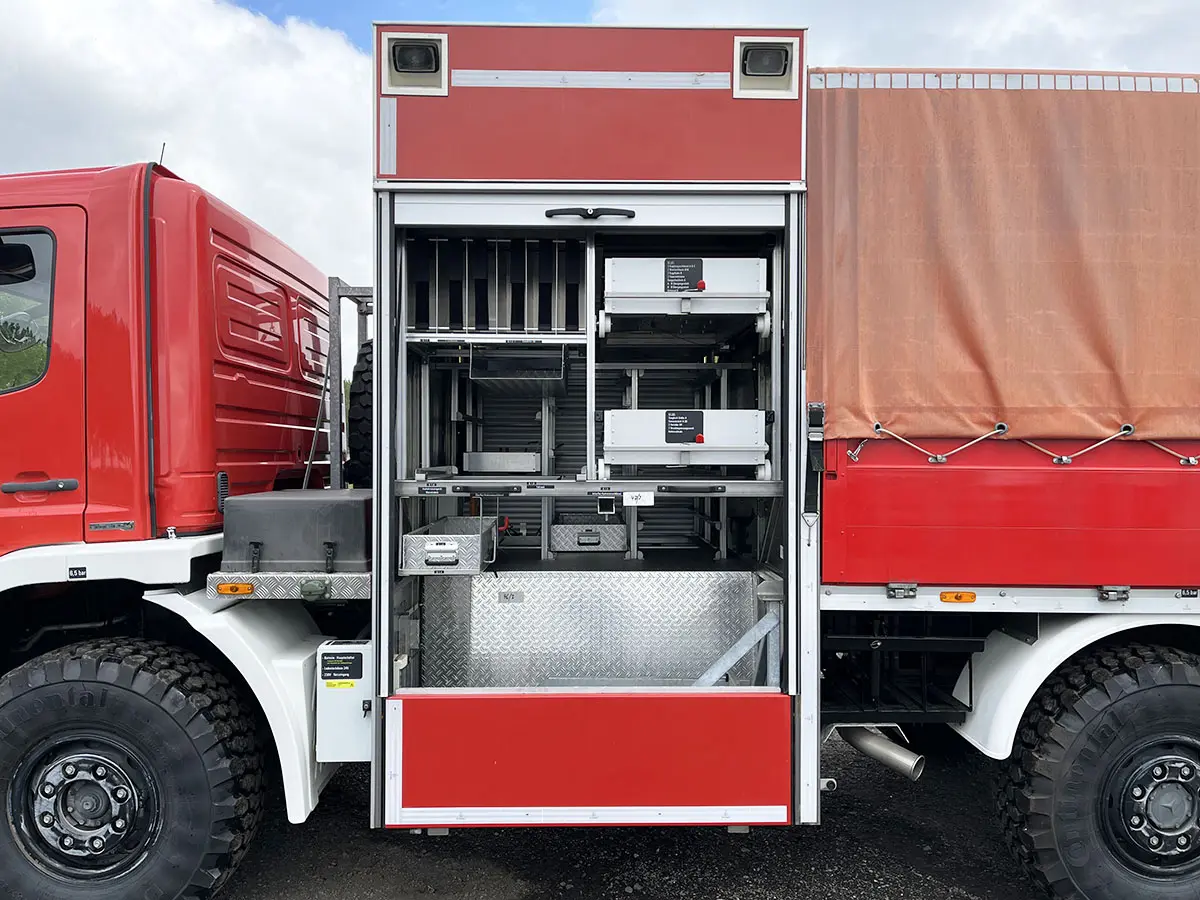 Mercedes-Benz Atego 1326 4x4 Tarpaulin/Canvas Body Truck 15