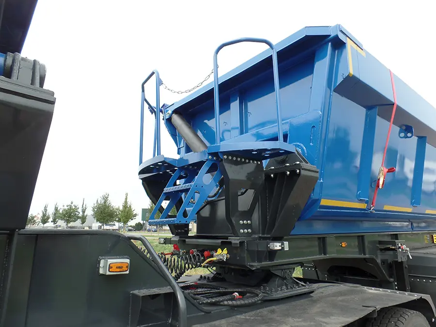 Mitrax Side tipping TNR745 B-double 7-Axle Tipper Trailer 7