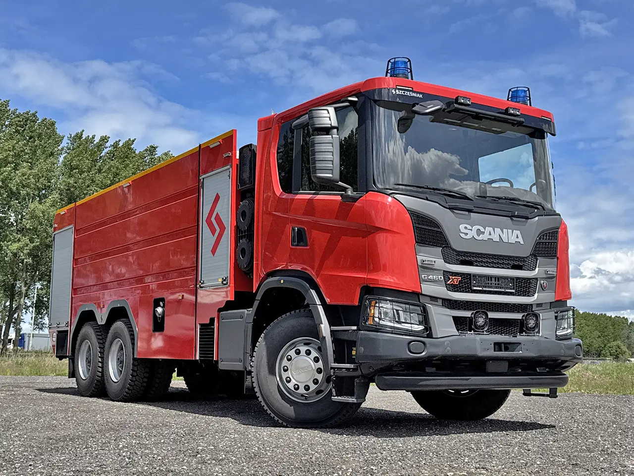Scania G460 HZ Camion de pompiers 6x4 4