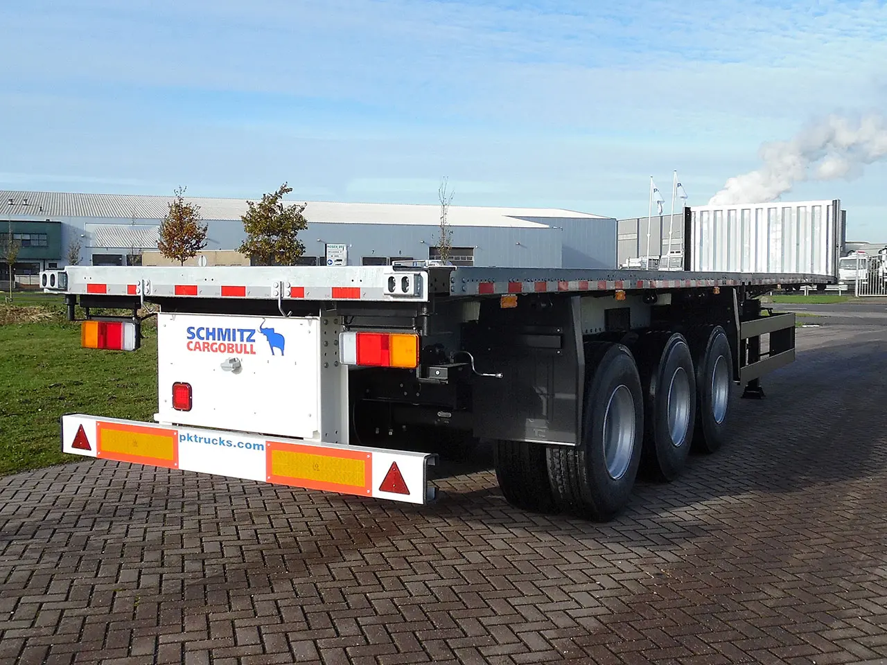 Schmitz SHD 40ft Semi-remorque plateau porte container 3-Essieux 6