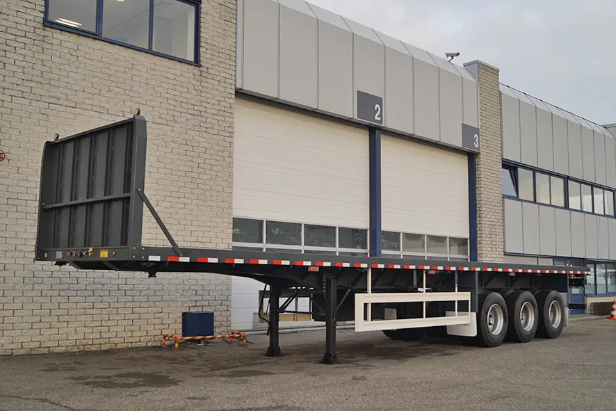 CIMC 40 Container 3-Essieux Semi-remorque plateau porte container 6