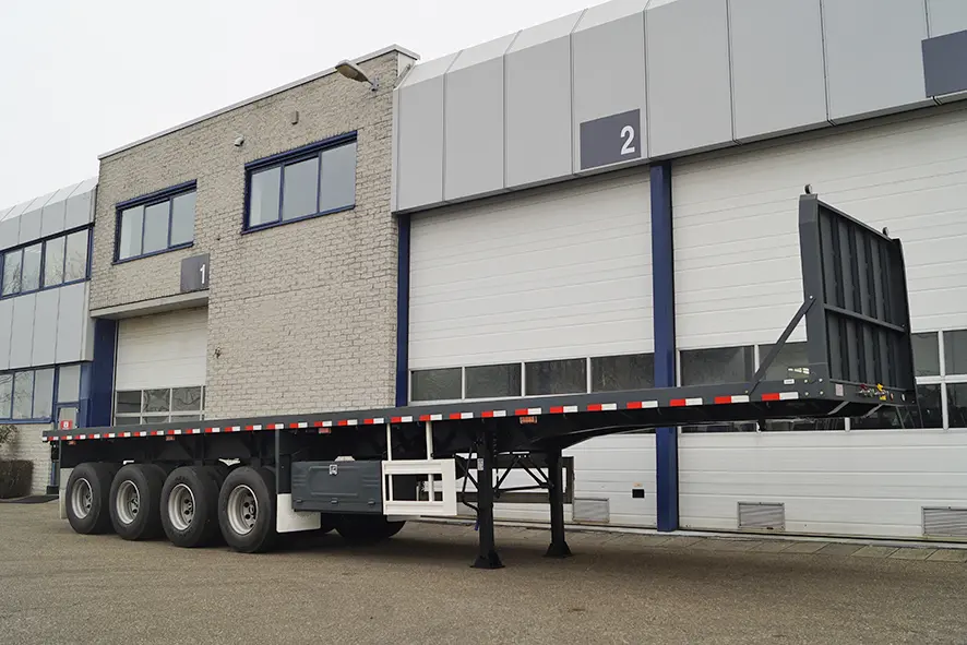 CIMC 40 Container Flatbed Trailer with Twistlock 4-Axle