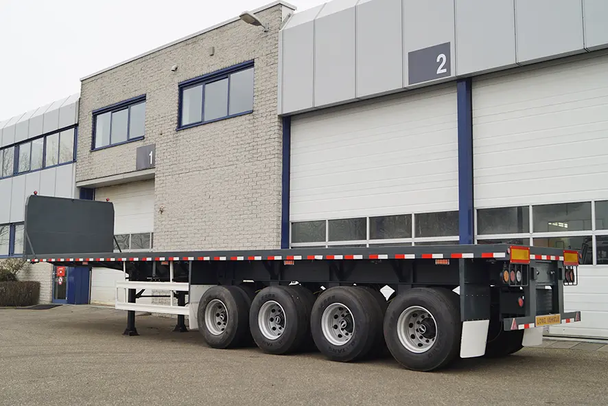 CIMC 40 Container Flatbed Trailer with Twistlock 4-Axle 2