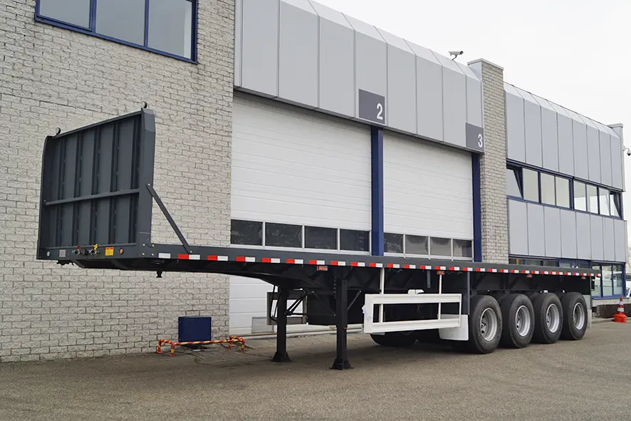 CIMC 40 Container 4-Essieux Semi-remorque plateau porte container 6