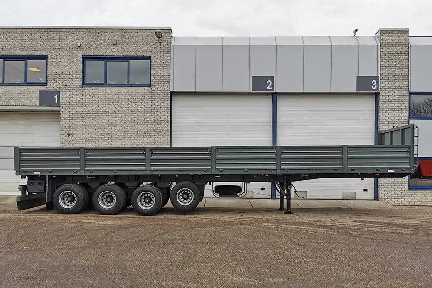 Comet FT-SRPS 4.01 4-Axle Flatbed Trailer with Sides 4