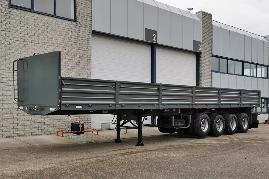 Comet FT-SRPS 4.01 4-Axle Flatbed Trailer with Sides 6