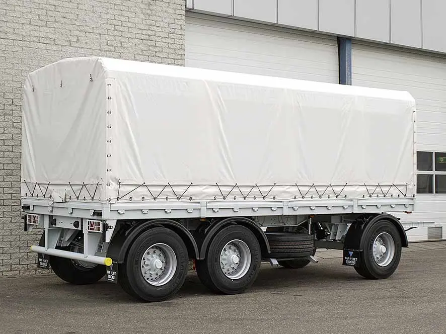 Euromax AHW Canvas Box Drawbar Trailer 3-Axle 5