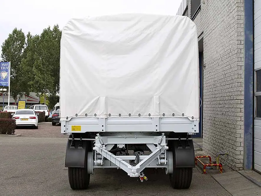 Euromax AHW Canvas Box Drawbar Trailer 3-Axle 7