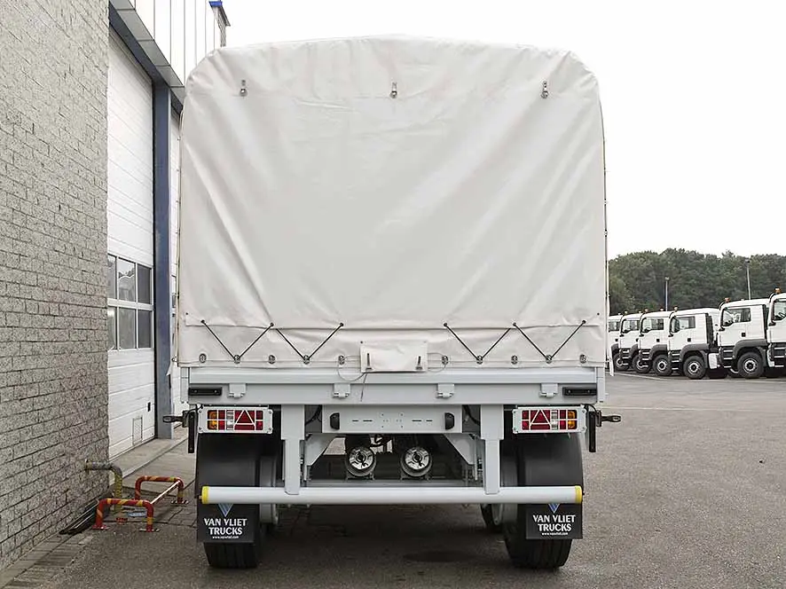 Euromax AHW Canvas Box Drawbar Trailer 3-Axle 8