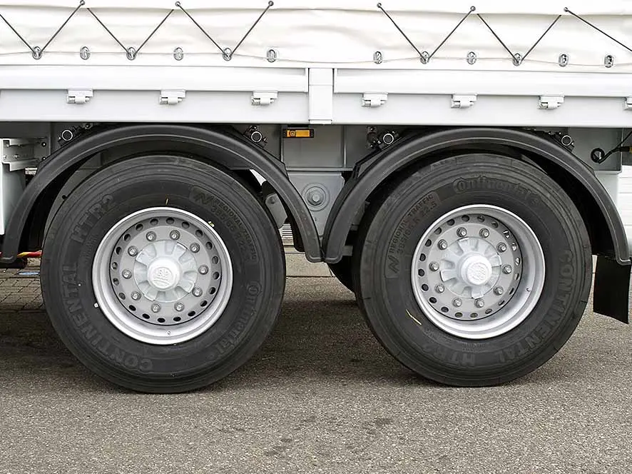 Euromax AHW Canvas Box Drawbar Trailer 3-Axle 12