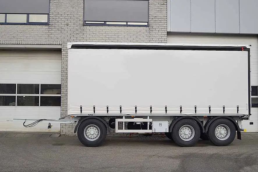 Euromax C3 3-Axle Canvas Box Drawbar Trailer