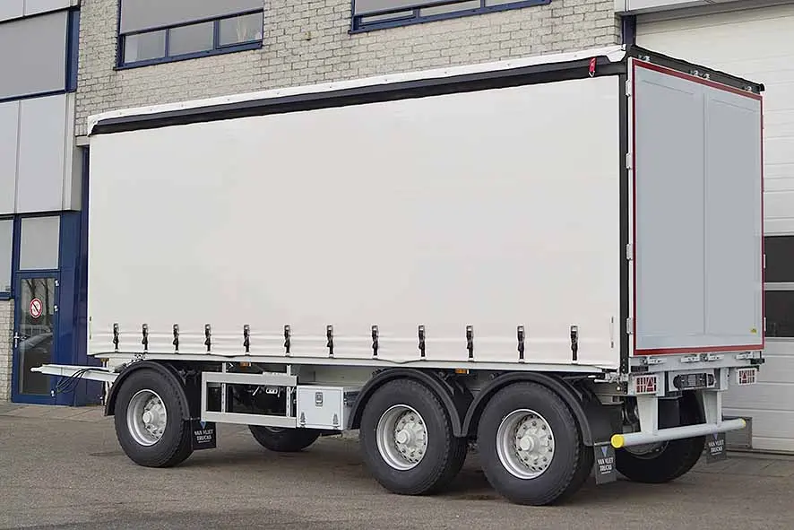 Euromax C3 Canvas Box Drawbar Trailer 3-Axle