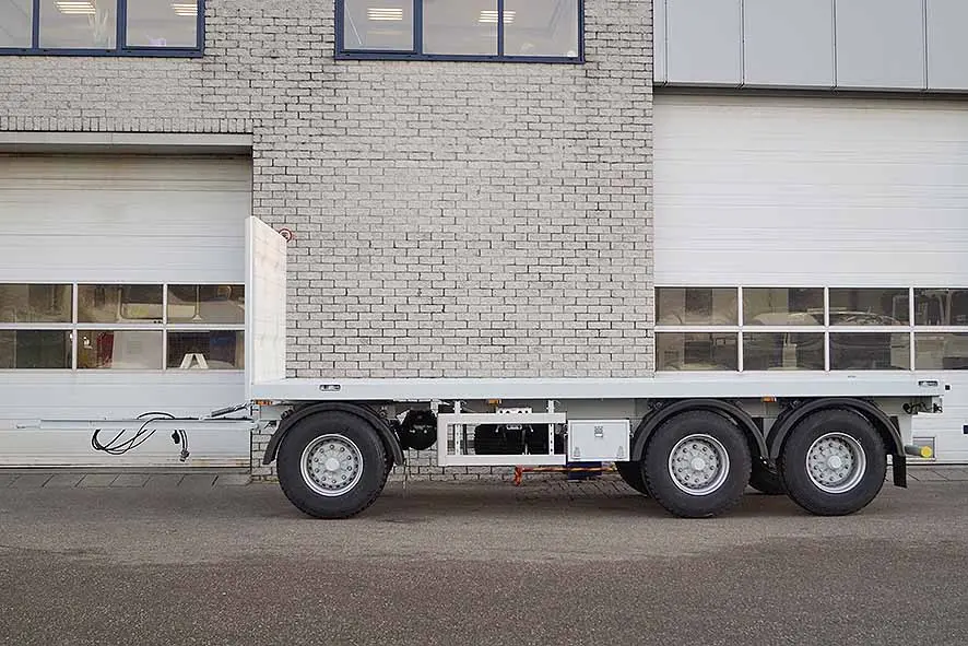 Euromax T3 3-Axle Flatbed Drawbar Trailer