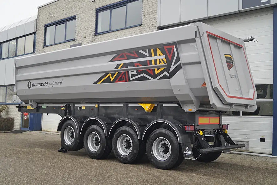 Grunwald TST 38 Tipper Trailer 4-Axle 2