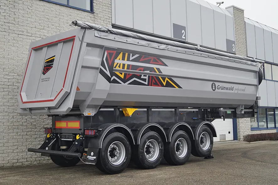 Grunwald TST 38 Tipper Trailer 4-Axle 5