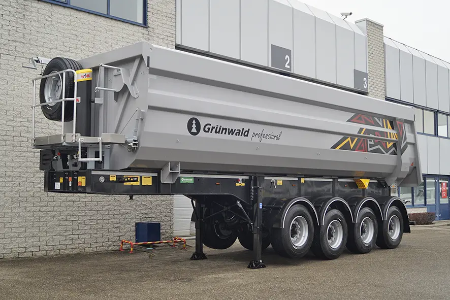 Grunwald TST 38 4-Axle Tipper Trailer 6
