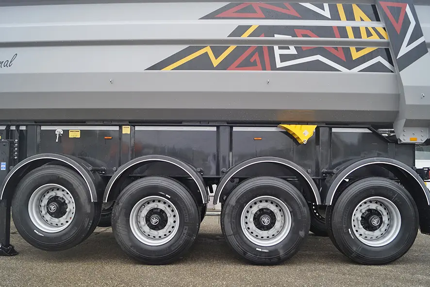 Grunwald TST 38 Tipper Trailer 4-Axle 10