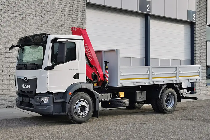 MAN TGM 18.250 BB CH Crane Truck 4x2 7