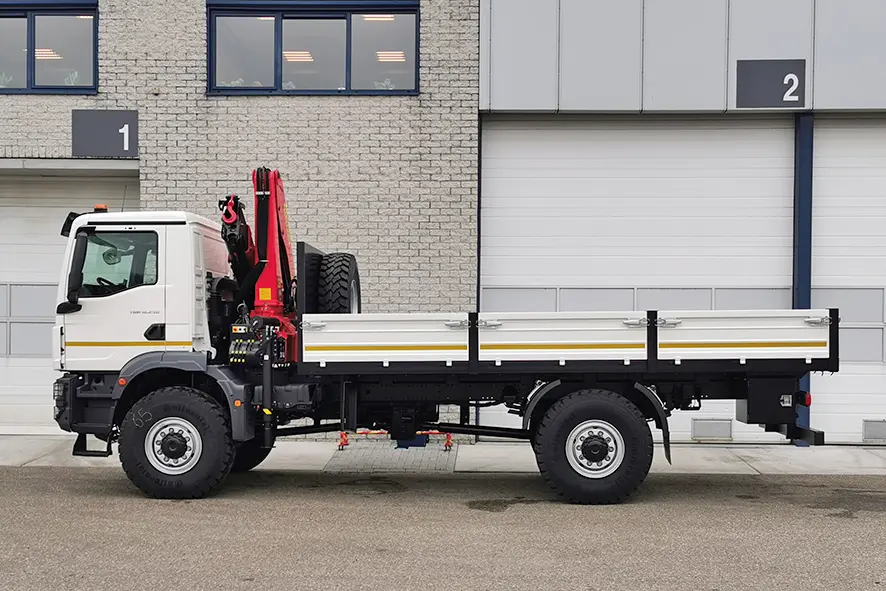 MAN TGM 18.250 BB CH Crane Truck 4x4 5