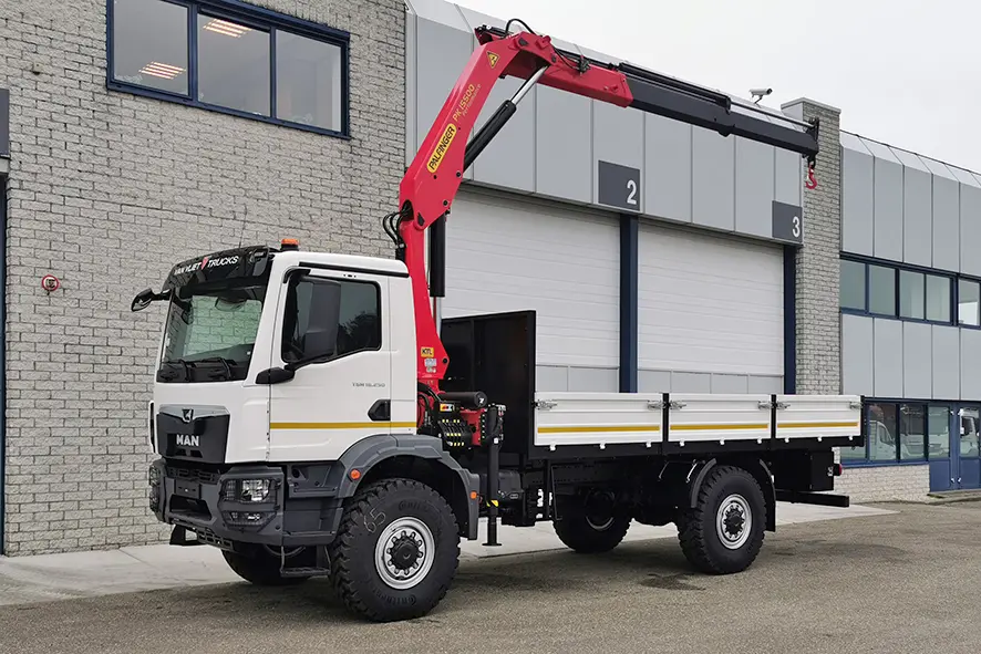 MAN TGM 18.250 BB CH Crane Truck 4x4 13