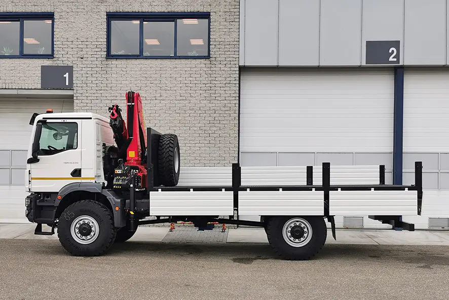 MAN TGM 18.250 BB CH 4x4 Crane Truck 14