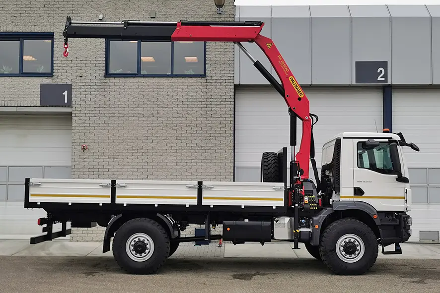 MAN TGM 18.250 BB CH Crane Truck 4x4 17
