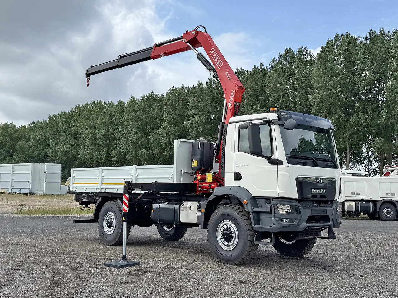 MAN TGM 18.250 BB CH 4x4 Crane Truck 18