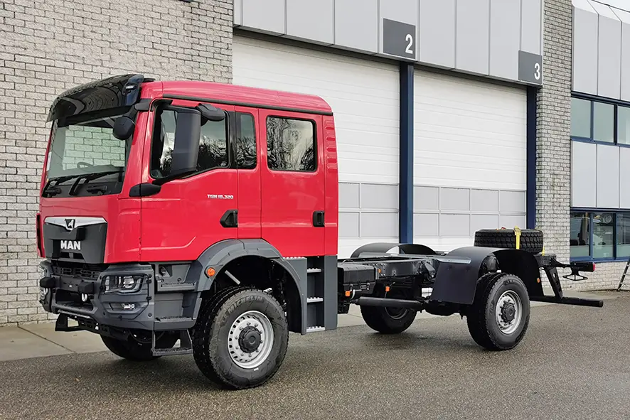 MAN TGM 18.320 BB CH Châssis Cabine 4x4 7