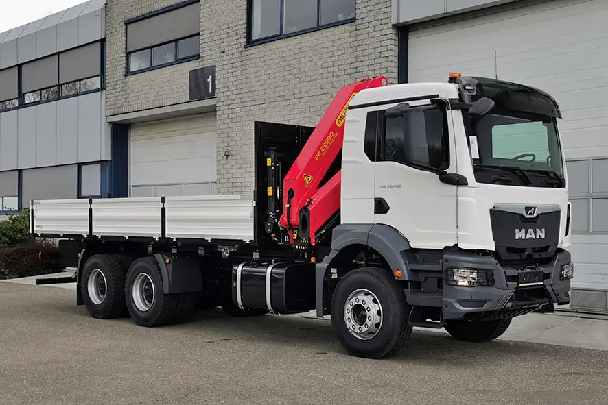 MAN TGS 33.400 BB CH 6x4 Crane Truck