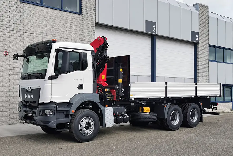 MAN TGS 33.400 BB CH Crane Truck 6x4 7