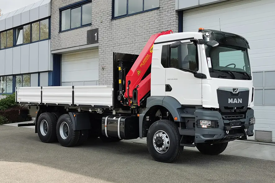 MAN TGS 33.400 BB CH Crane Truck 6x6