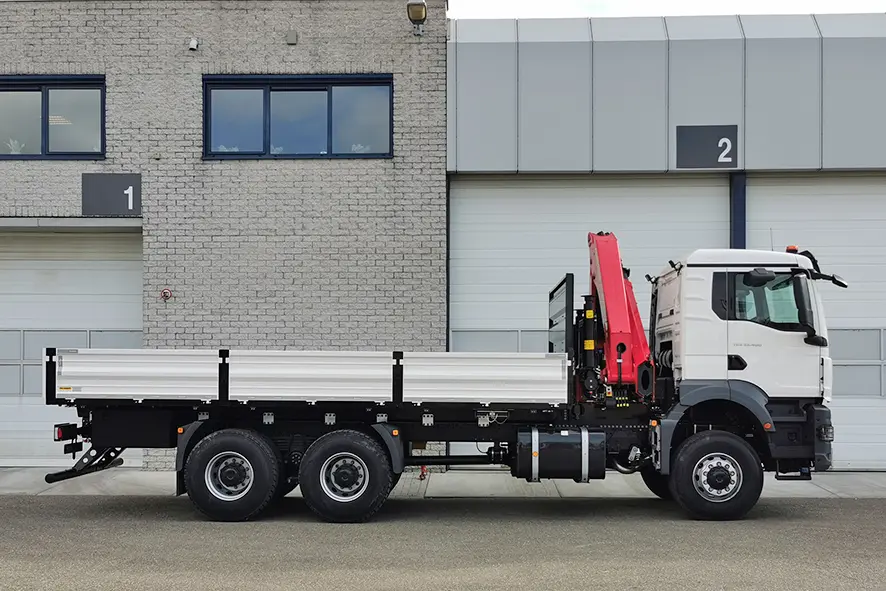 MAN TGS 33.400 BB CH Crane Truck 6x6 6