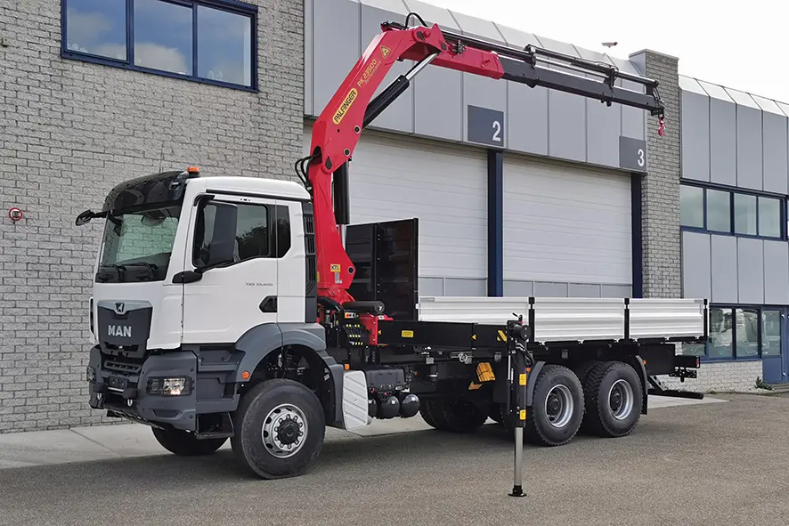 MAN TGS 33.400 BB CH Crane Truck 6x6 15