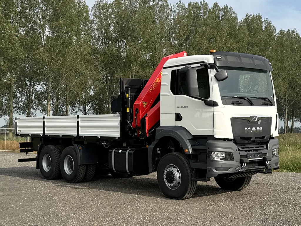MAN TGS 33.400 BB CH 6x6 Crane Truck 1