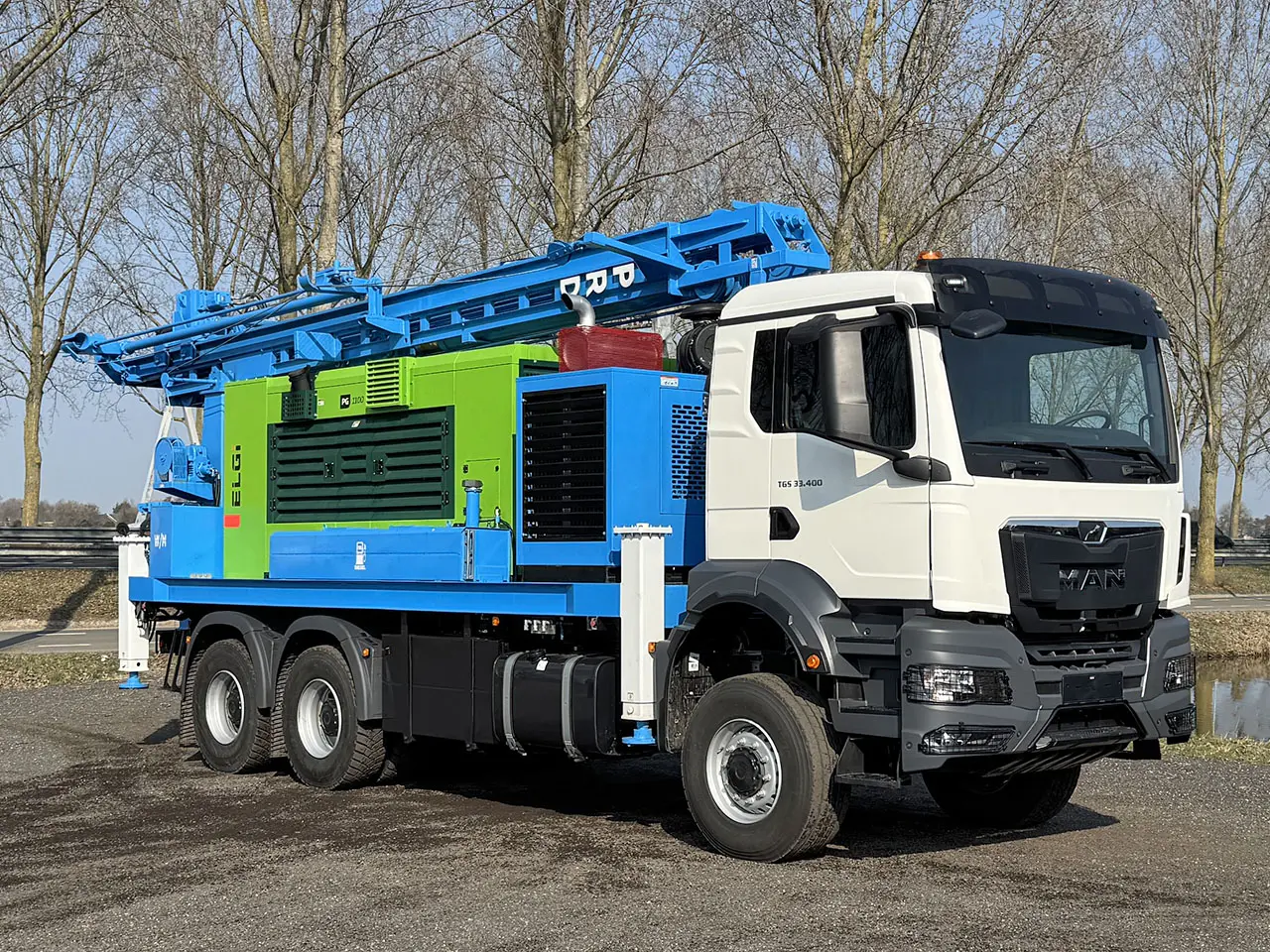 MAN TGS 33.400 BB CH 6x6 Appareil de forage