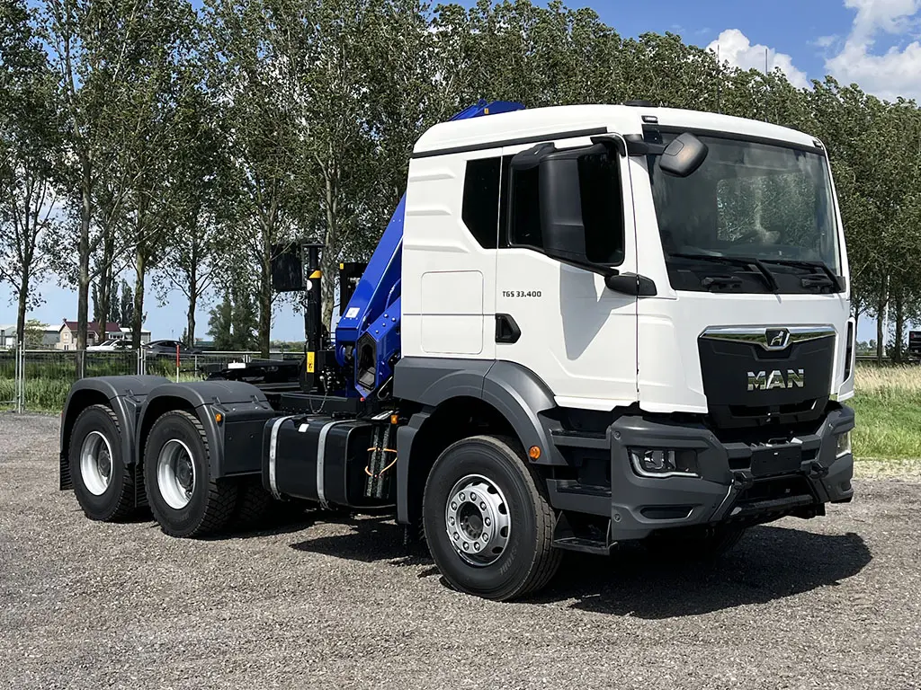 MAN TGS 33.400 BB SA 6x4 Tracteur routier avec grue