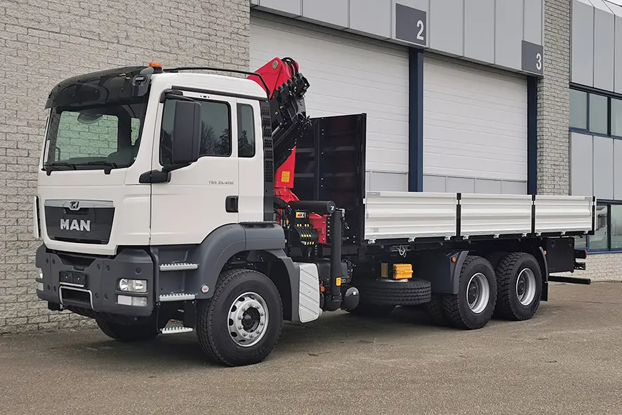 MAN TGS 33.400 BB-WW 6x4 Crane Truck 8